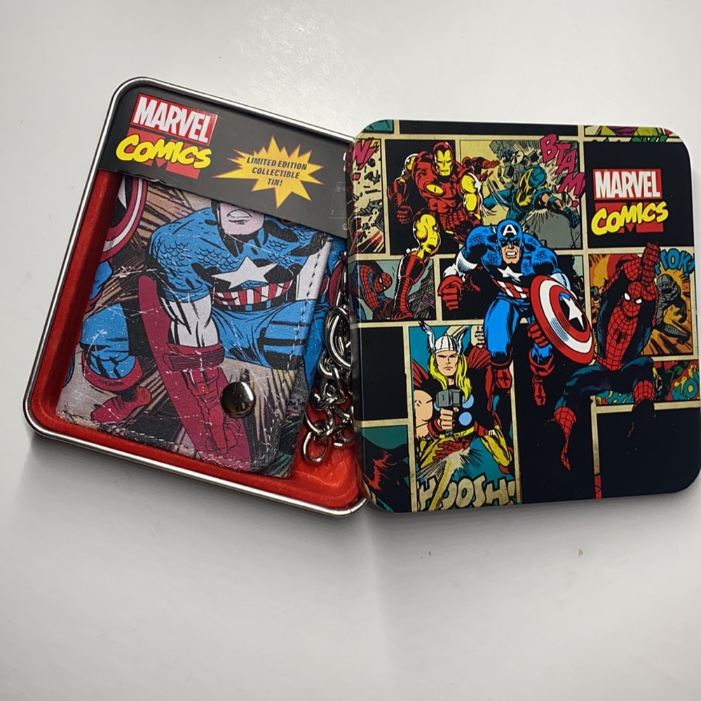 ⬇️sale⬇️Marvel Captain America Leather Wallet